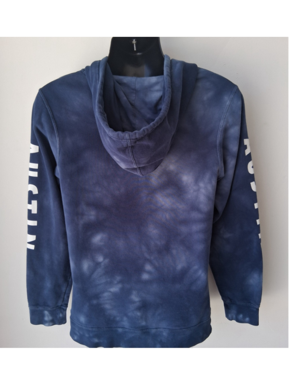Austin City Limits Adult Small ACL Music Festival Band Hoodie Blue Bleach - Picture 2 of 8